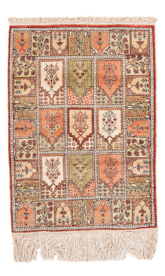 Orientalny dywan - Hereke - 59 x 45 cm - wielokolorowy