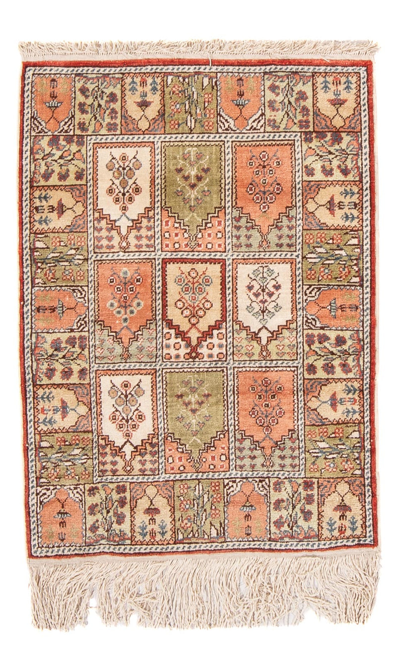 Orientalny dywan - Hereke - 59 x 45 cm - wielokolorowy