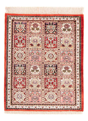 Jedwabny dywan - Ghom Silk - Premium - 71 x 58 cm - wielokolorowy