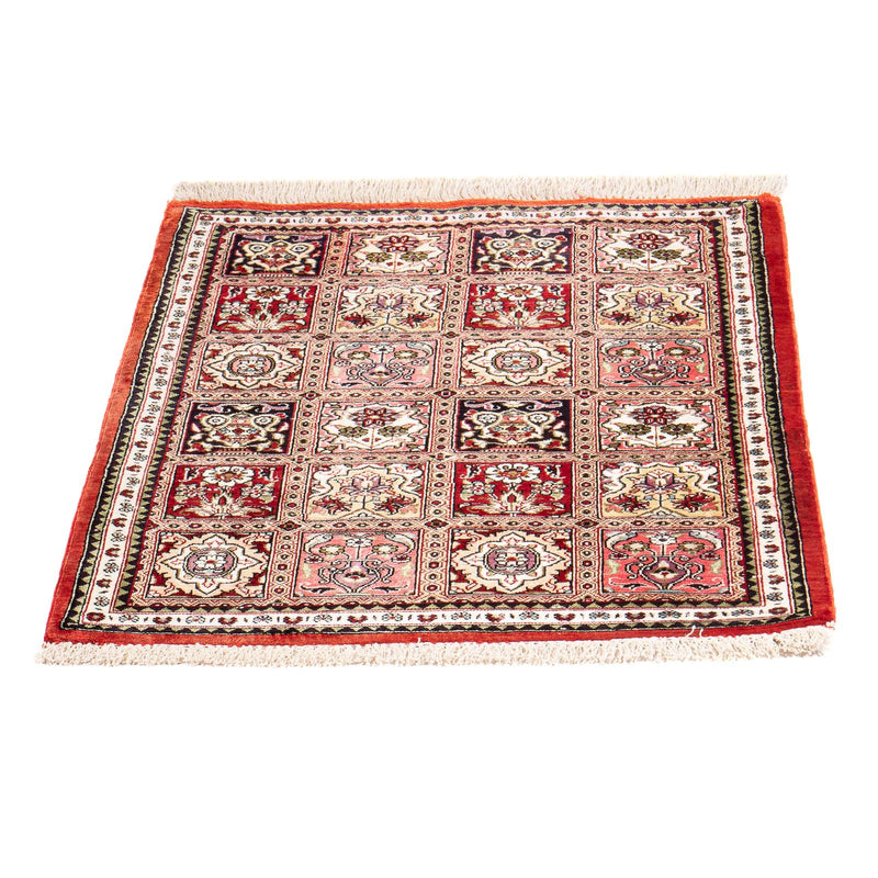 Jedwabny dywan - Ghom Silk - Premium - 71 x 58 cm - wielokolorowy