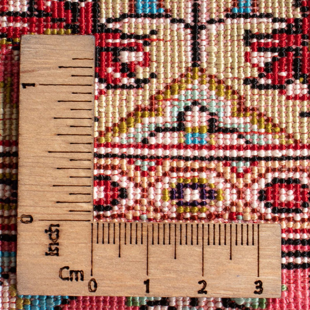 Jedwabny dywan - Ghom Silk - Premium - 71 x 58 cm - wielokolorowy