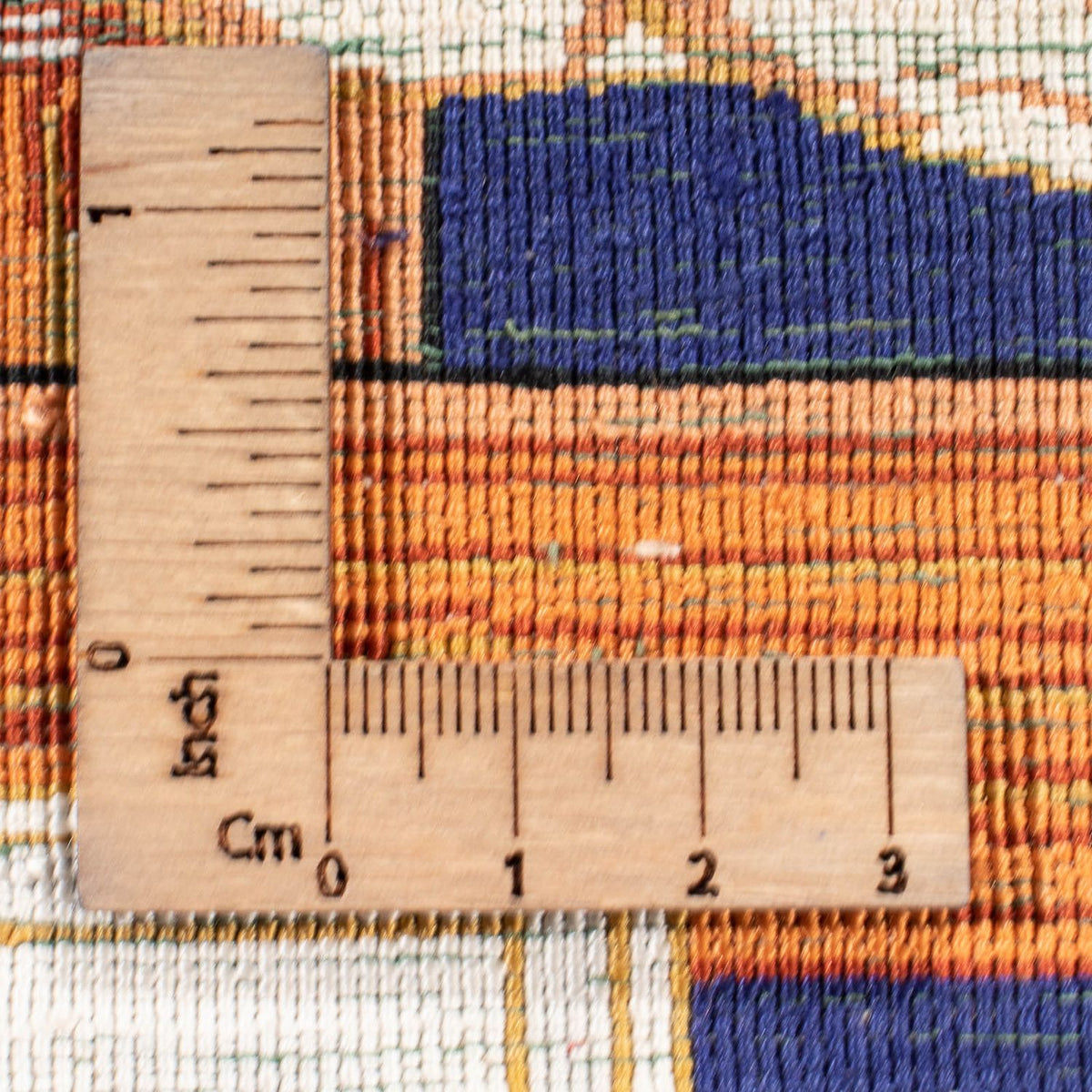 Jedwabny dywan - Ghom Silk - Premium - 71 x 56 cm - ciemnoniebieski