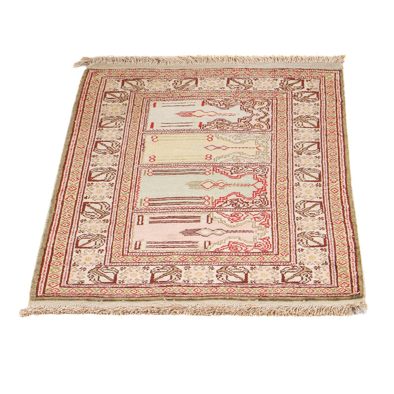 Orientalny dywan - Hereke - 61 x 41 cm - wielokolorowy