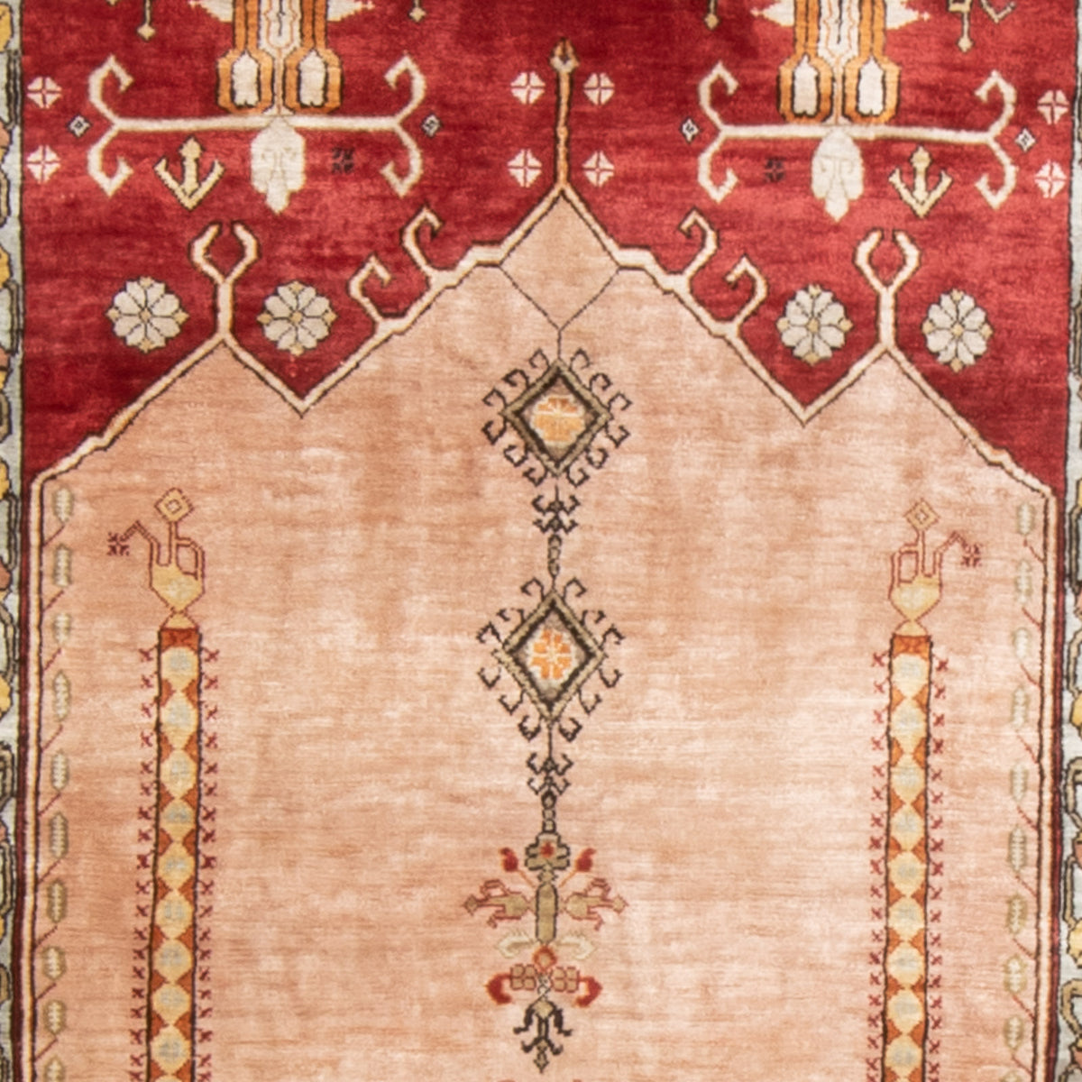 Orientalny dywan - Hereke - 119 x 72 cm - wielokolorowy