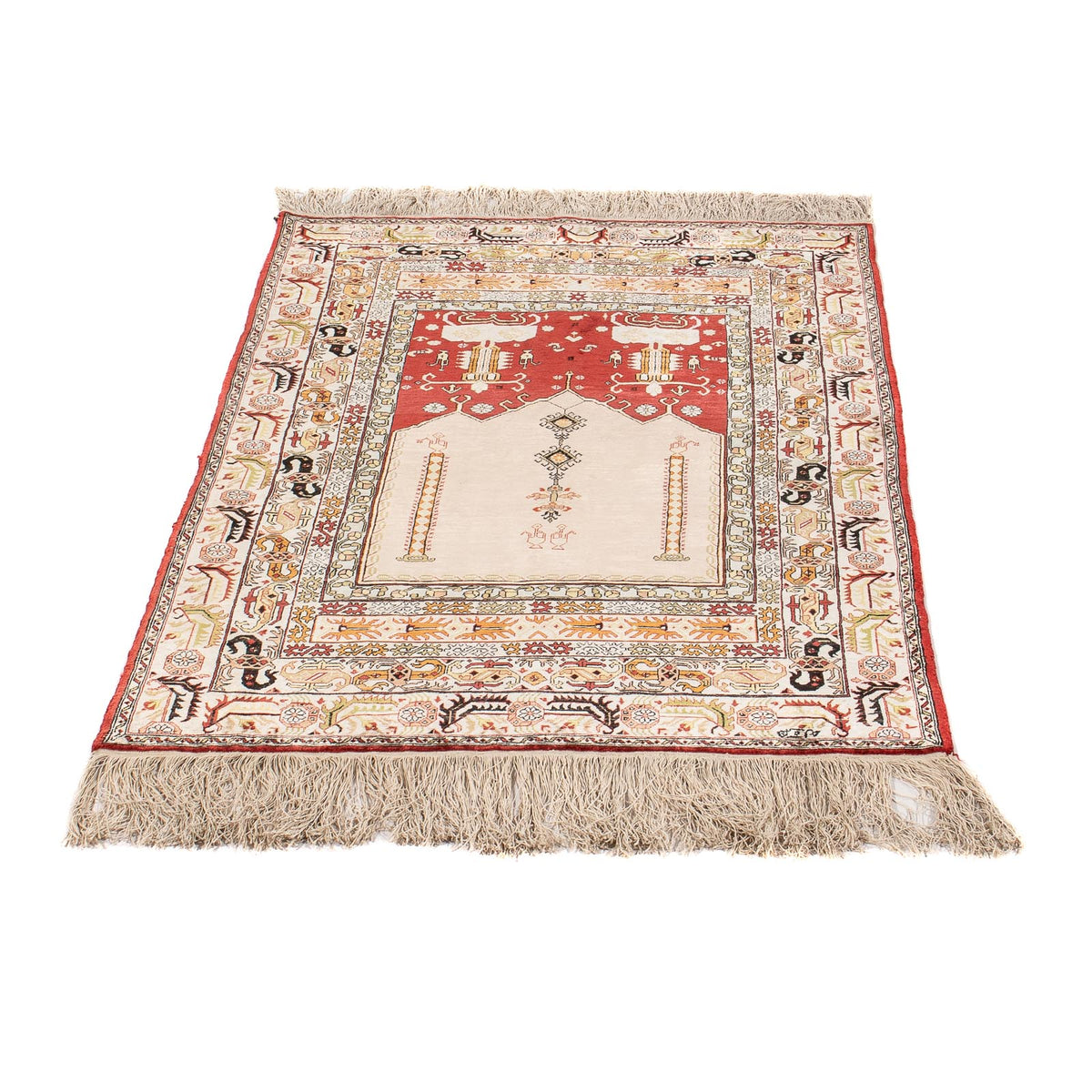 Orientalny dywan - Hereke - 119 x 72 cm - wielokolorowy
