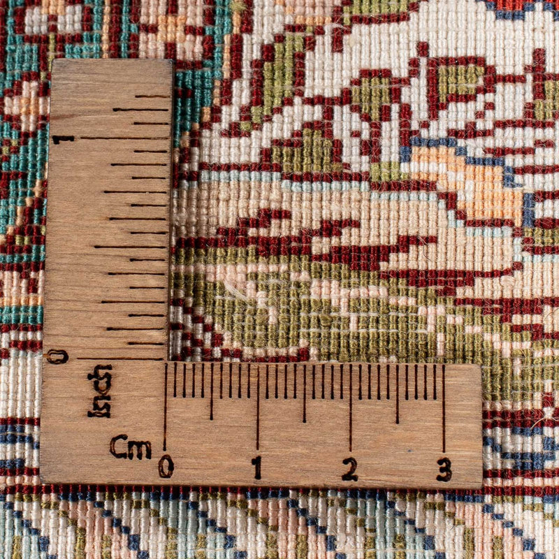 Orientalny dywan - Hereke - 91 x 62 cm - wielokolorowy