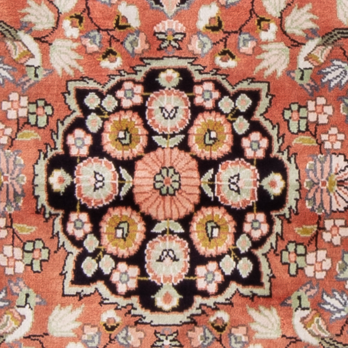 Dywan z jedwabiu - jedwab chiński - 93 x 62 cm - czerwony