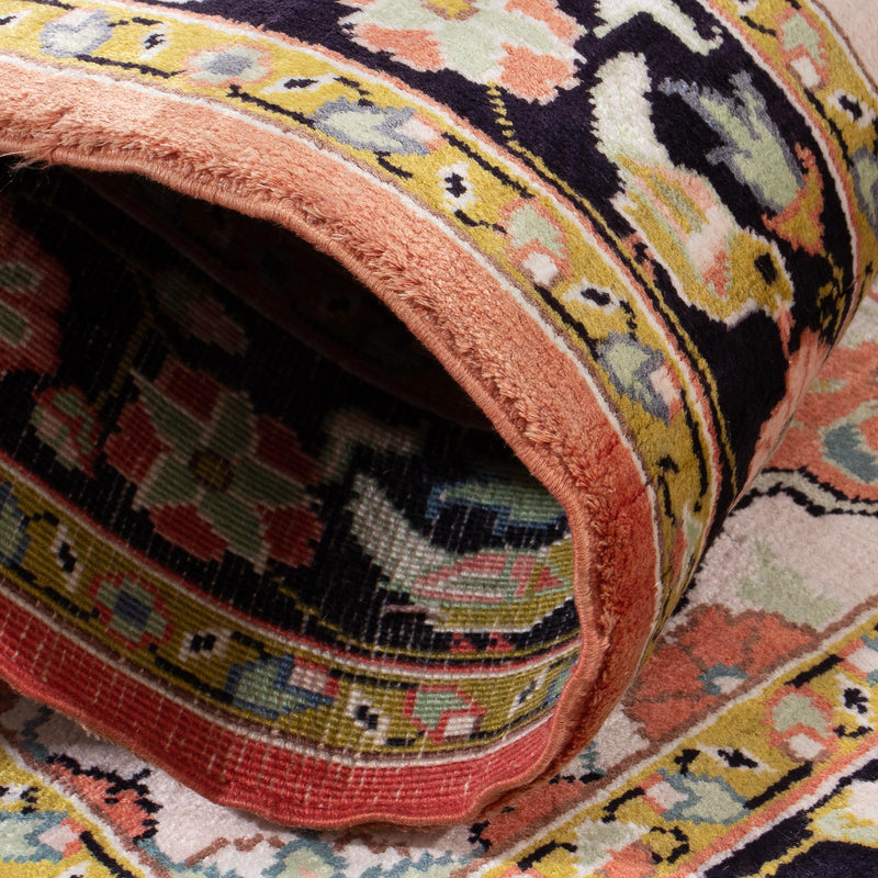 Dywan z jedwabiu - jedwab chiński - 93 x 62 cm - czerwony