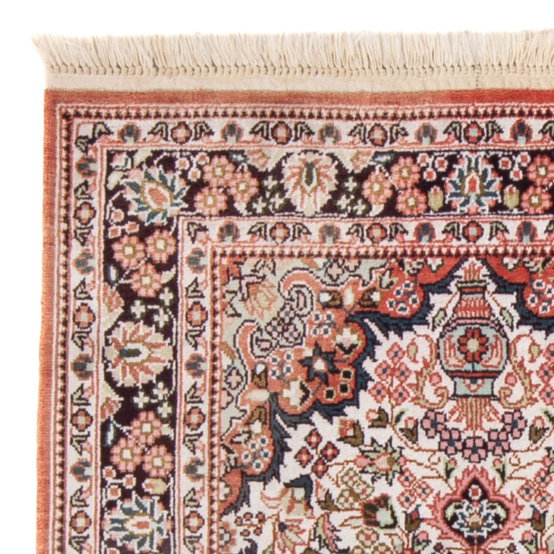 Dywan z jedwabiu - jedwab chiński - 91 x 63 cm - beżowy