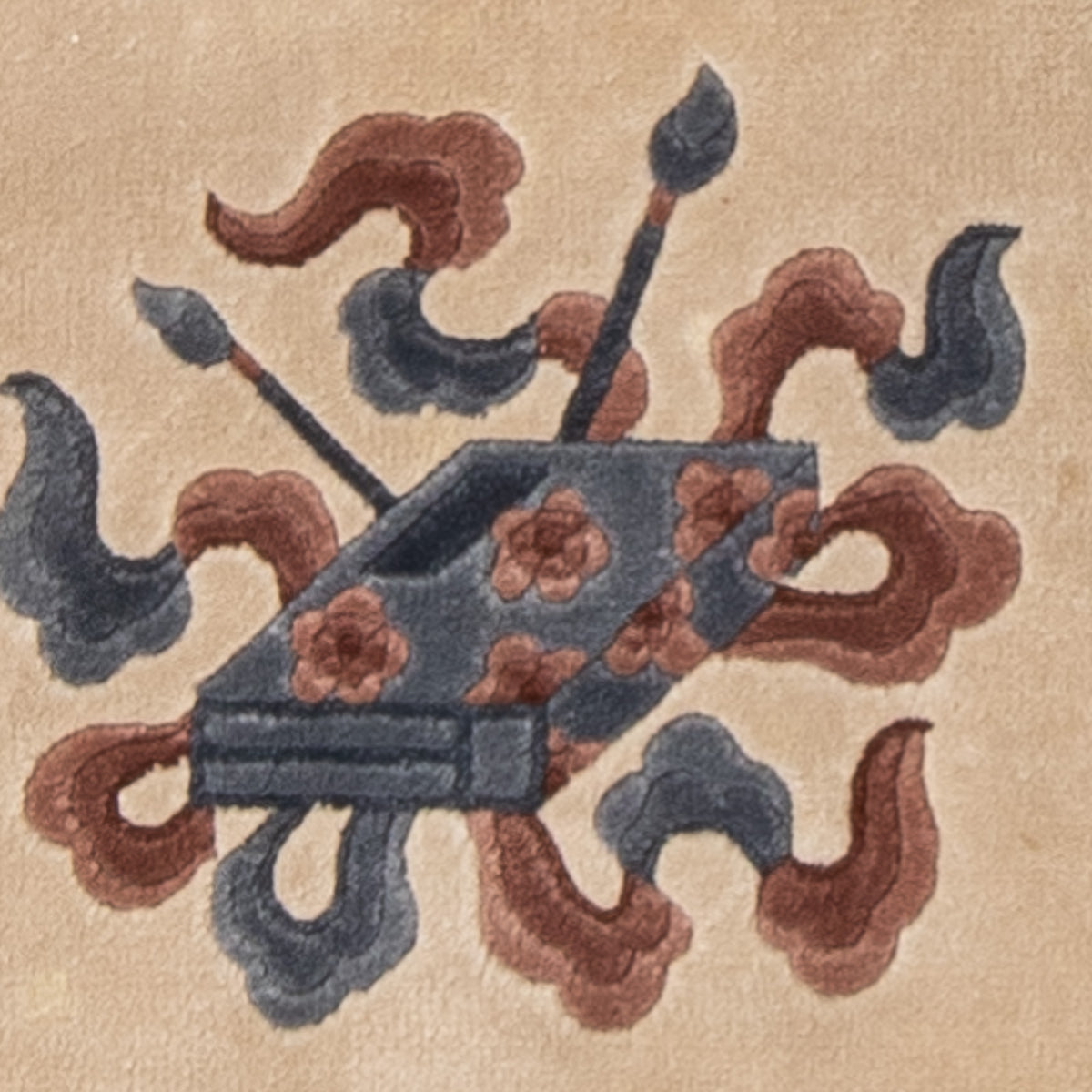 Dywan z Chin - 62 x 46 cm - beżowy