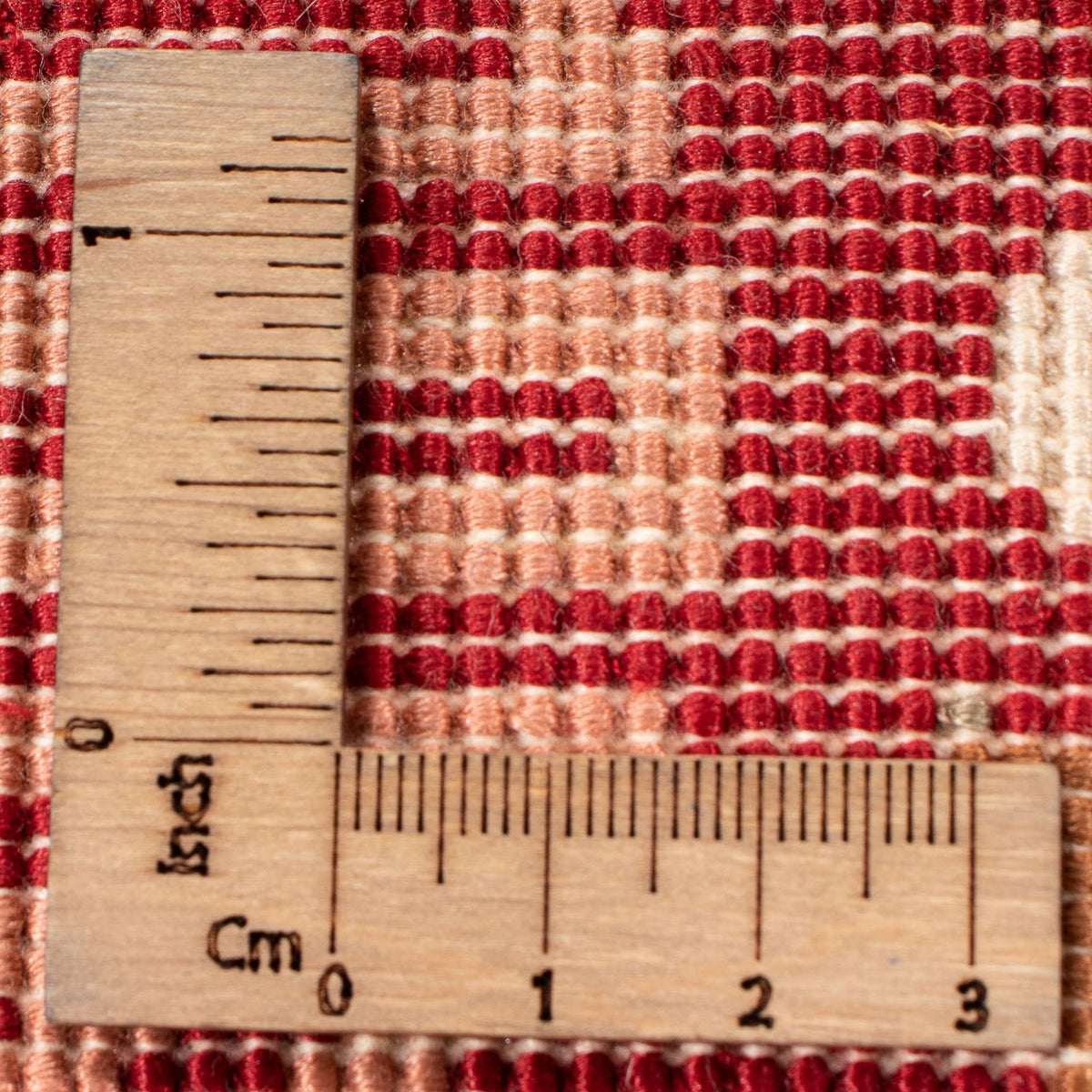 Dywan z Chin kwadratowy  - 31 x 31 cm - czerwony