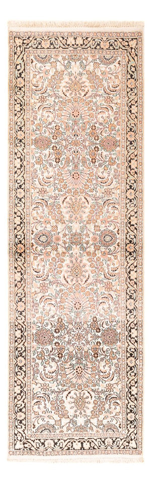 Biegacz Jedwabny dywan - Kashmir Silk - 280 x 96 cm - różowy