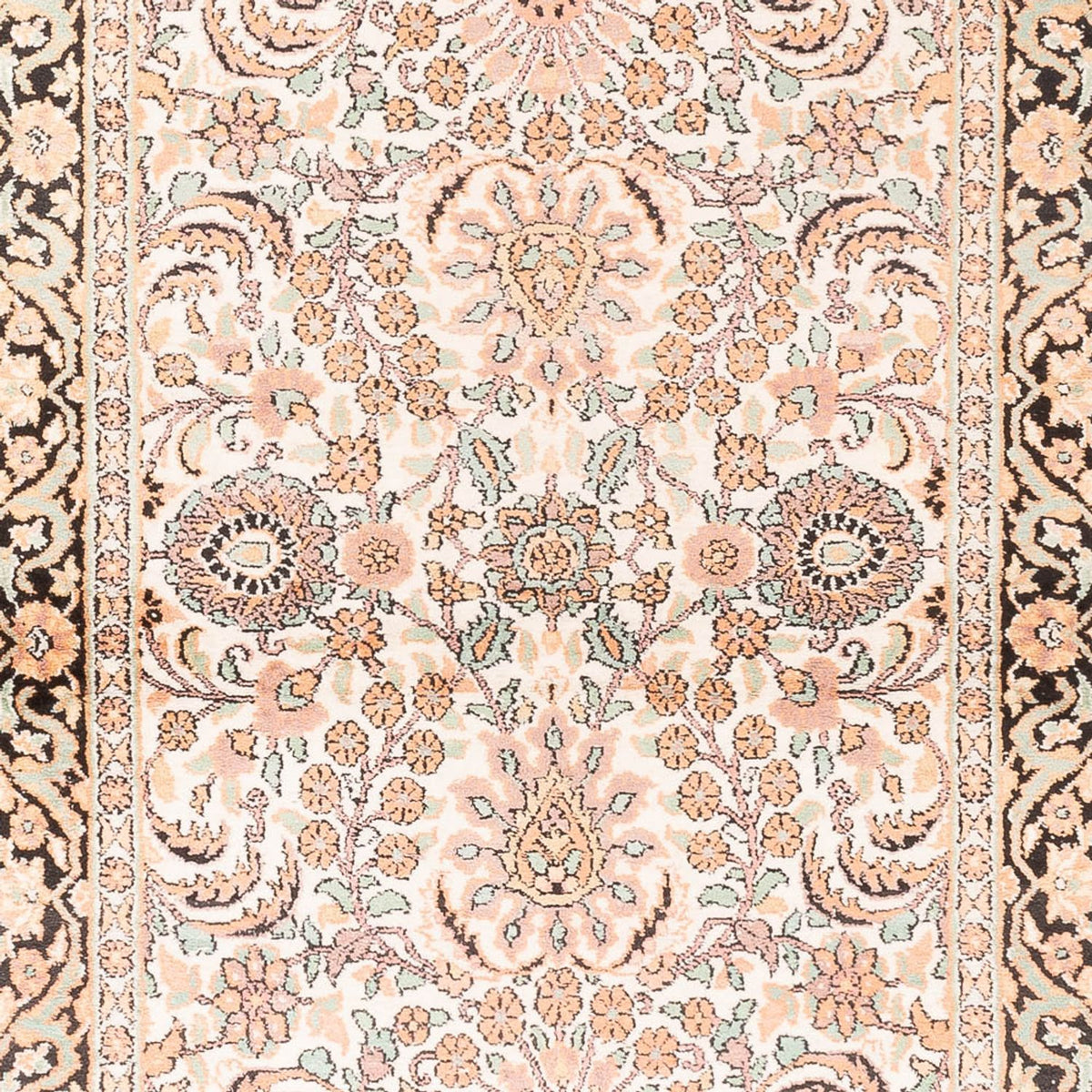 Biegacz Jedwabny dywan - Kashmir Silk - 280 x 96 cm - różowy