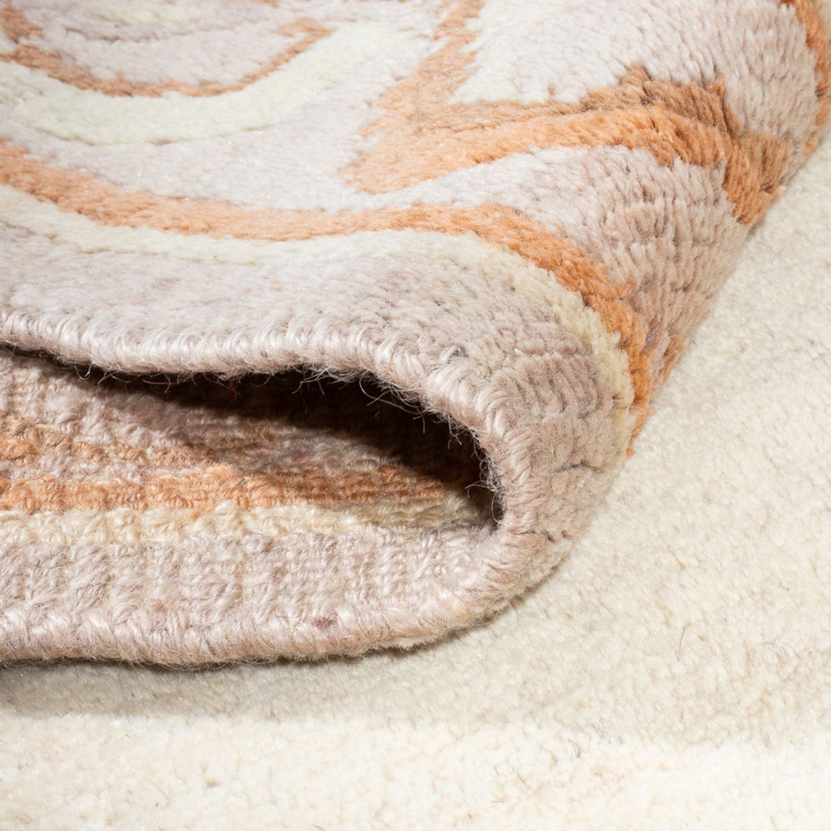 Biegacz Dywan z Nepalu - 156 x 74 cm - beżowy