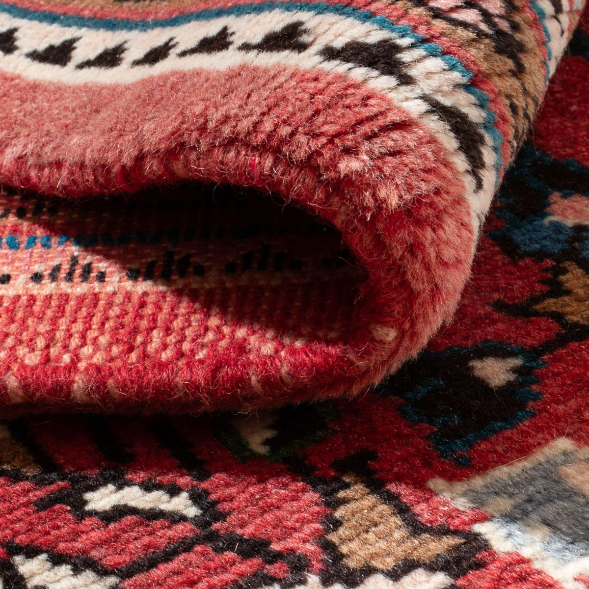 Perski dywan - Nomadyczny - 129 x 76 cm - jasna czerwień