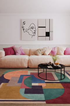 Designerski dywan - EtherealMotifs - prostokątny