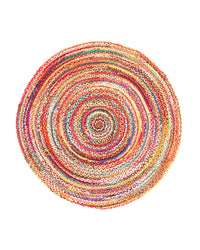 Dywan sizalowy - ML-Indigostripy - okrągły