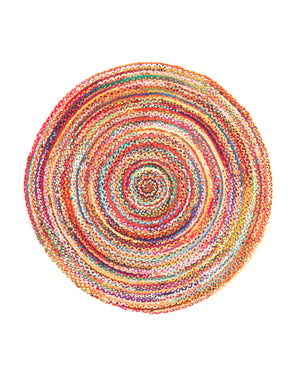 Dywan sizalowy - ML-Indigostripy - okrągły