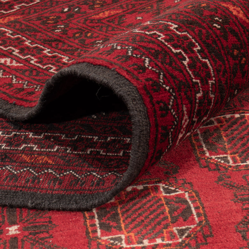 Afgański dywan - Bukhara - 276 x 200 cm - czerwony