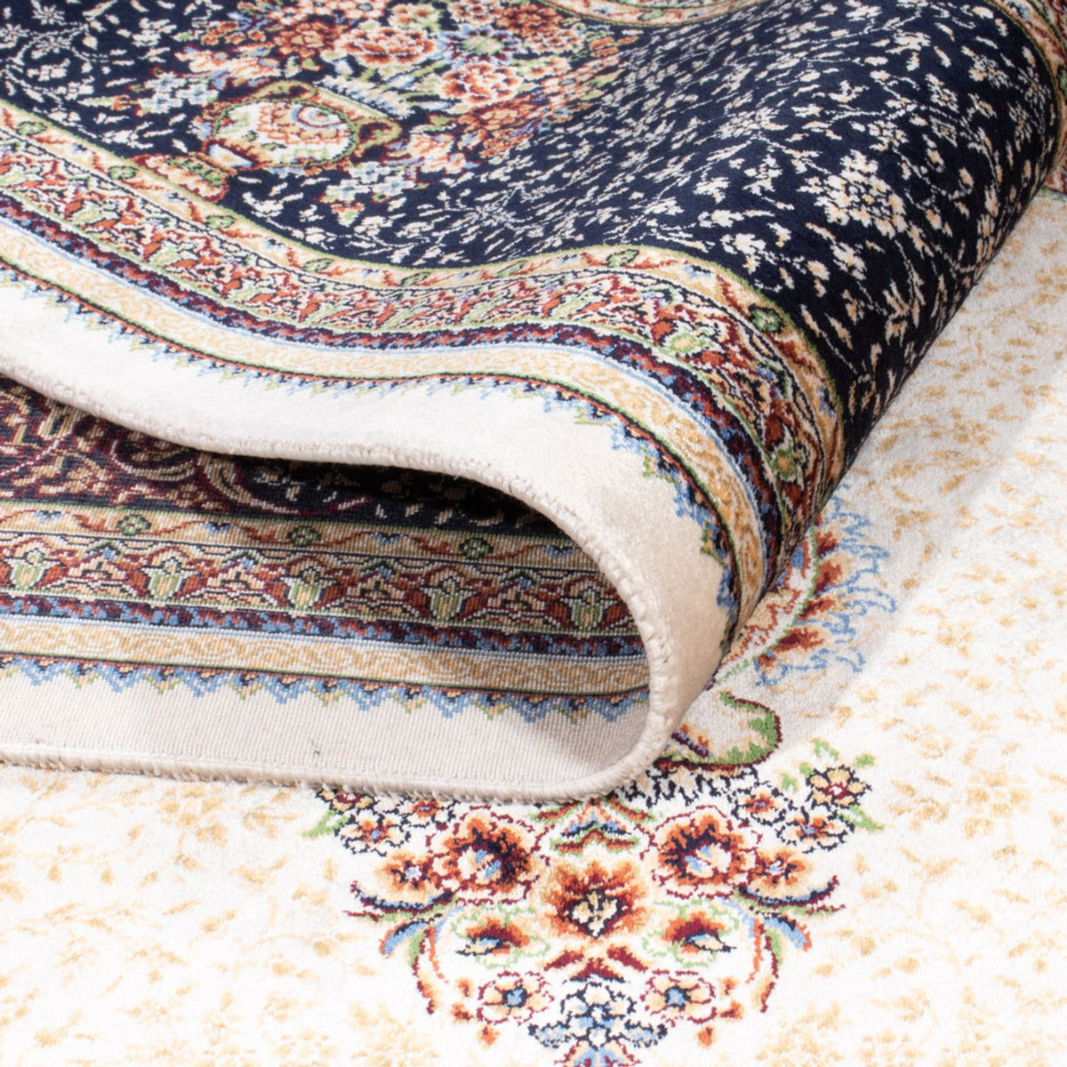 Dywan perski - Ghom - 230 x 148 cm - beżowy