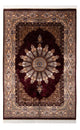 Dywan perski - Ghom - 230 x 150 cm - czerwień winna