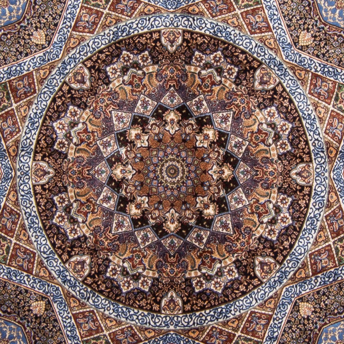 Dywan perski - Ghom - 230 x 150 cm - wielokolorowy