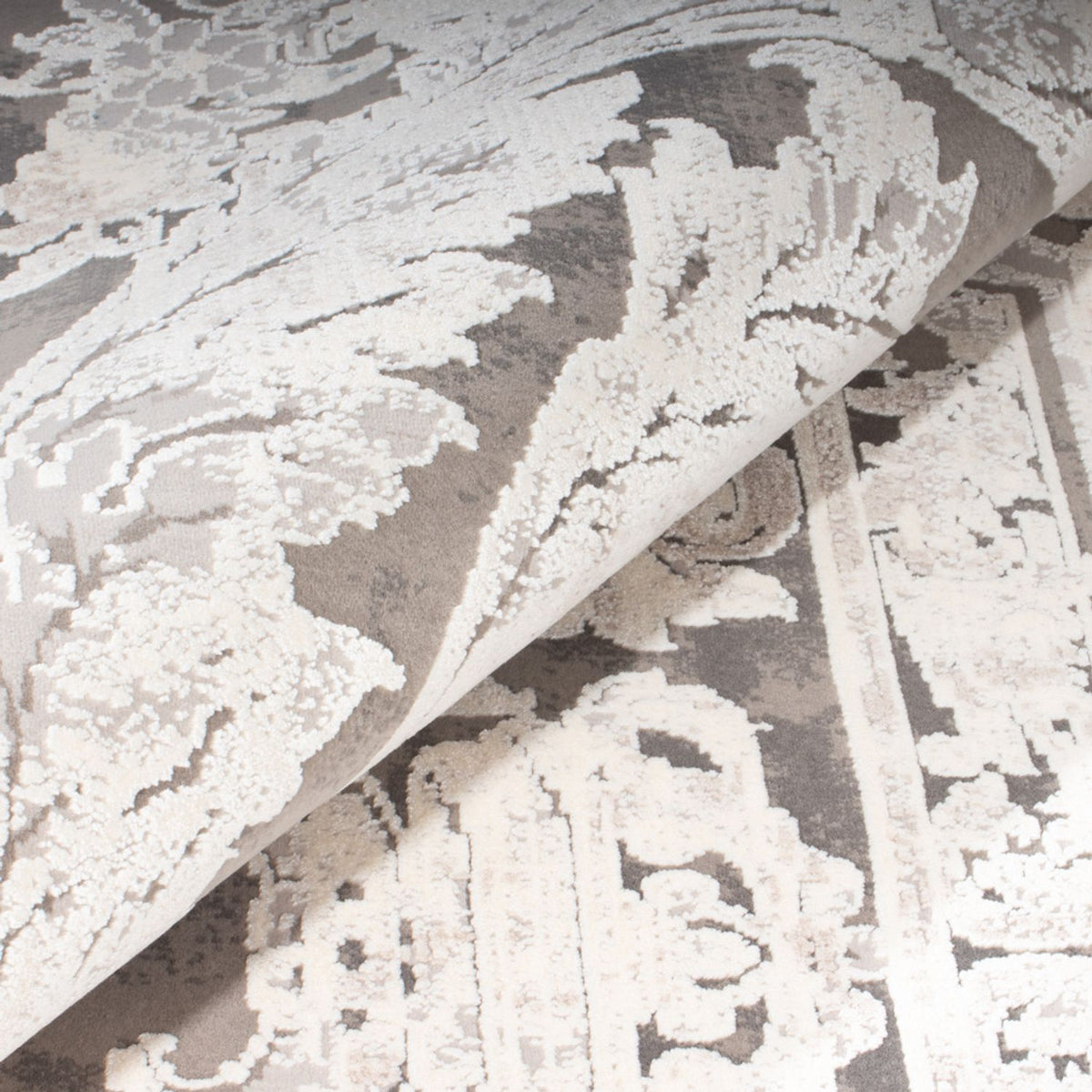 Designerski dywan - 300 x 200 cm - szary