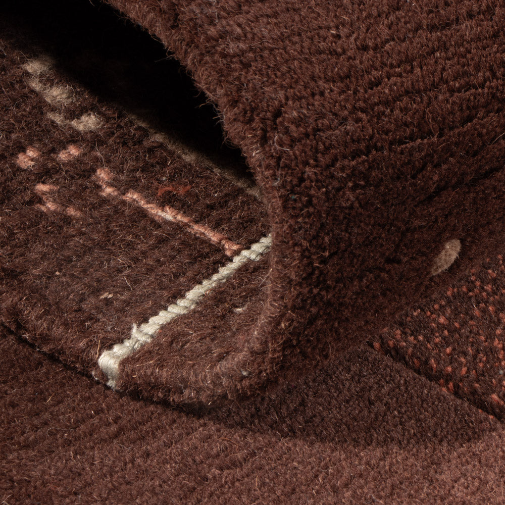 Dywan z Nepalu - 140 x 70 cm - ciemny beż