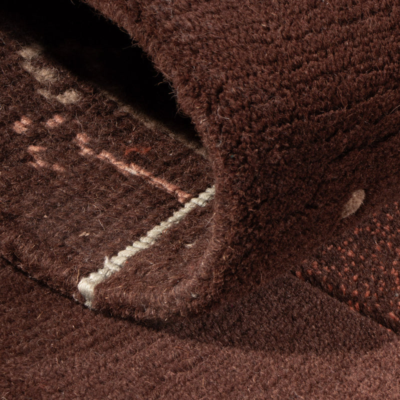 Dywan z Nepalu - 140 x 70 cm - ciemny beż