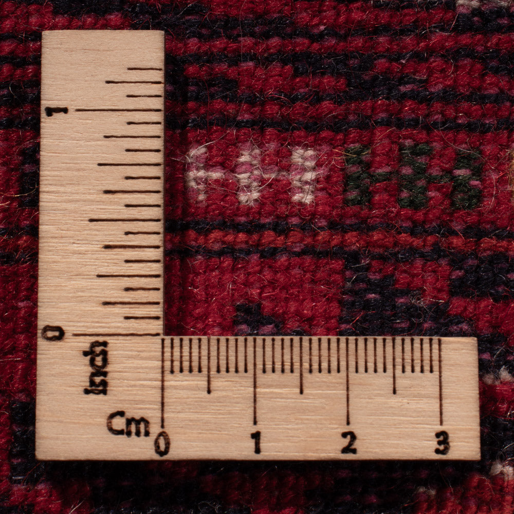 Afgański dywan - Bukhara - 390 x 296 cm - ciemna czerwień