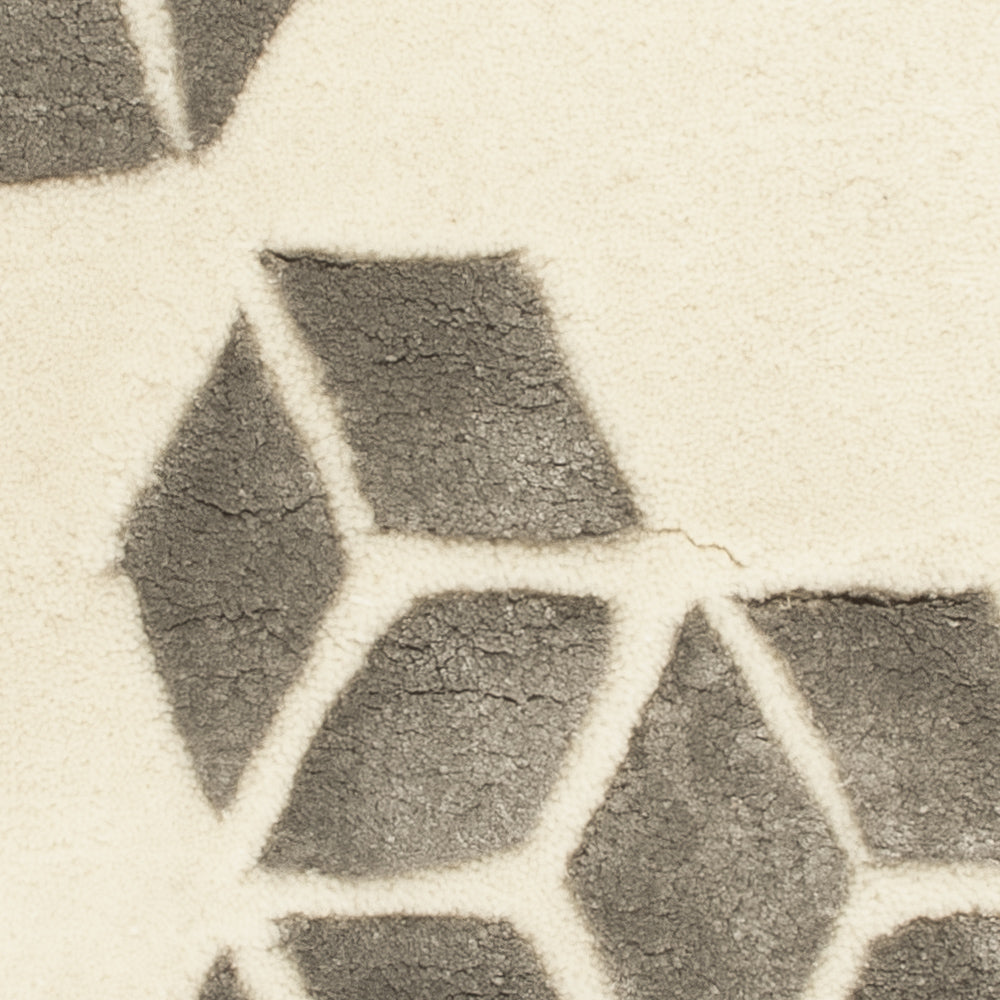 Dywan wełniany - 90 x 60 cm - beżowy