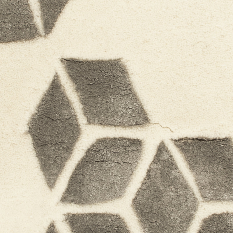 Dywan wełniany - 90 x 60 cm - beżowy