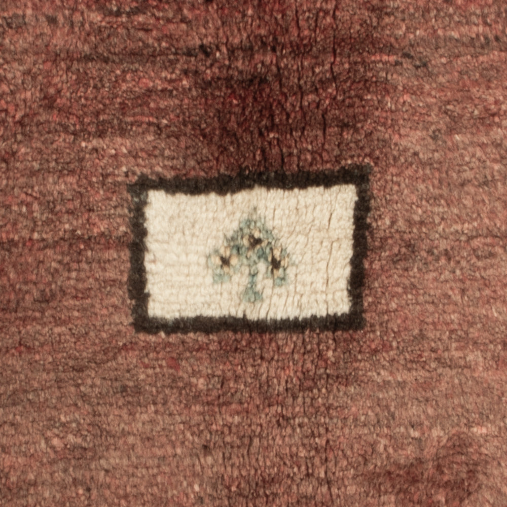 Dywan Gabbeh - perski kwadratowy  - 100 x 93 cm - wielokolorowy