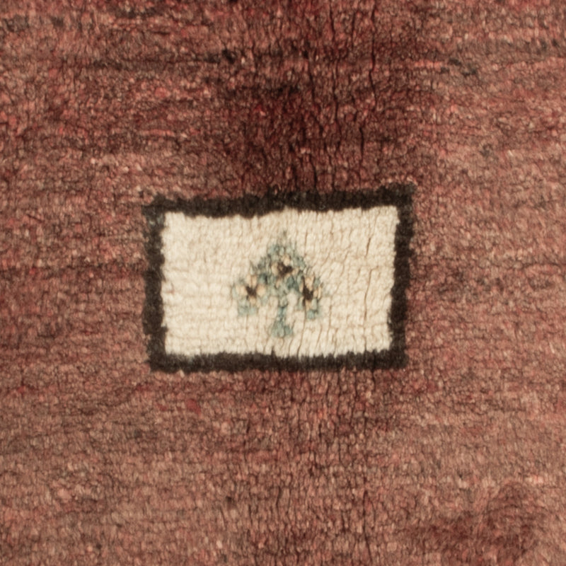 Dywan Gabbeh - perski kwadratowy  - 100 x 93 cm - wielokolorowy