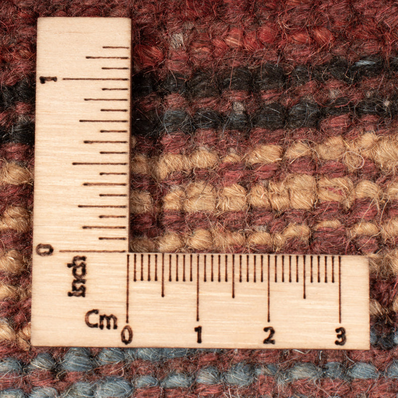 Dywan Gabbeh - perski kwadratowy  - 100 x 93 cm - wielokolorowy