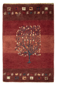 Dywan Gabbeh - Loribaft Perski - 90 x 60 cm - wielokolorowy