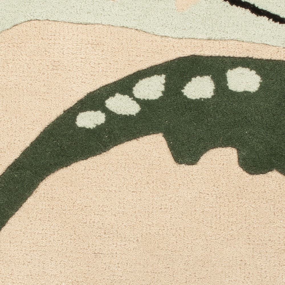 Dywan dla dzieci okrągły  - 92 x 92 cm - wielokolorowy