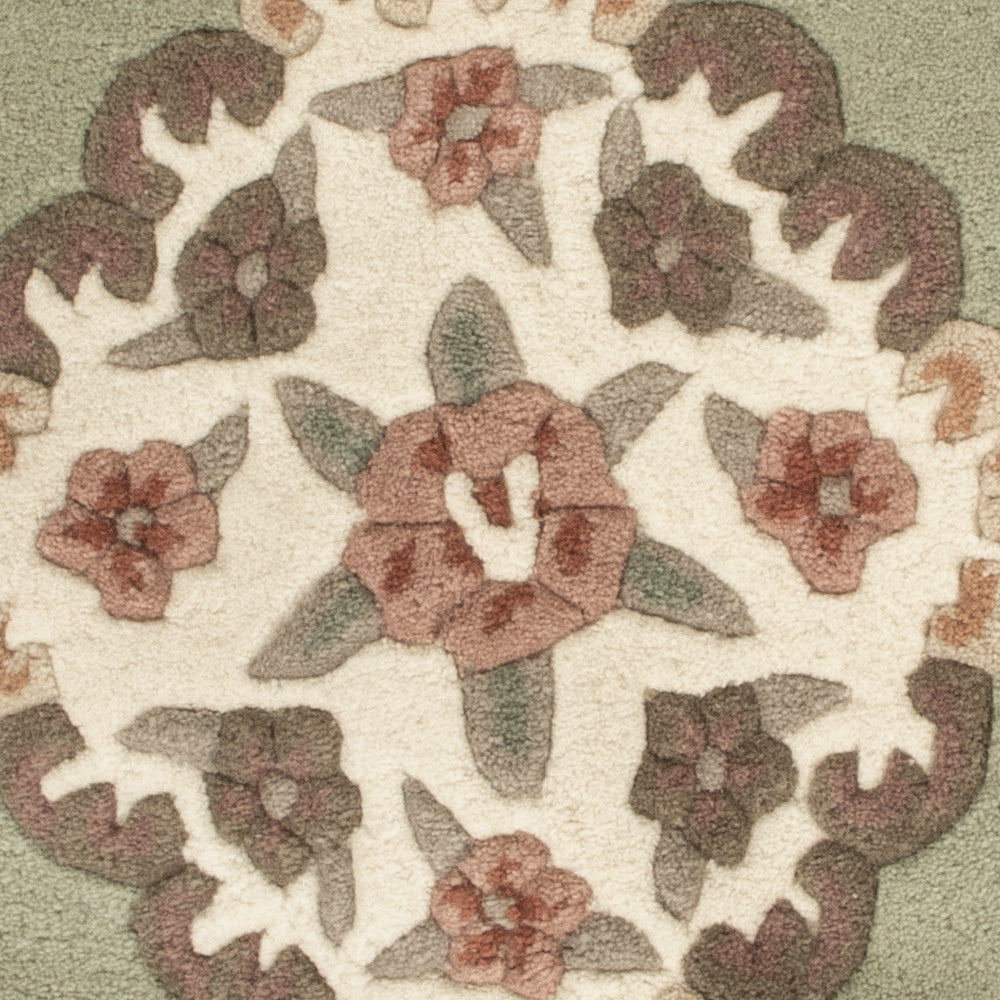 Dywan z Chin okrągły  - 120 x 120 cm - wielokolorowy