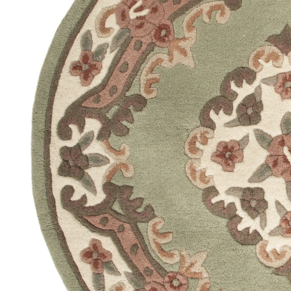 Dywan z Chin okrągły  - 120 x 120 cm - wielokolorowy