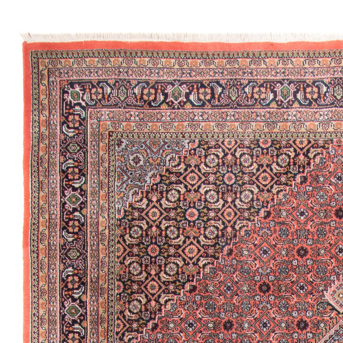 Orientalny dywan - Bijar - Indus - 346 x 248 cm - czerwony