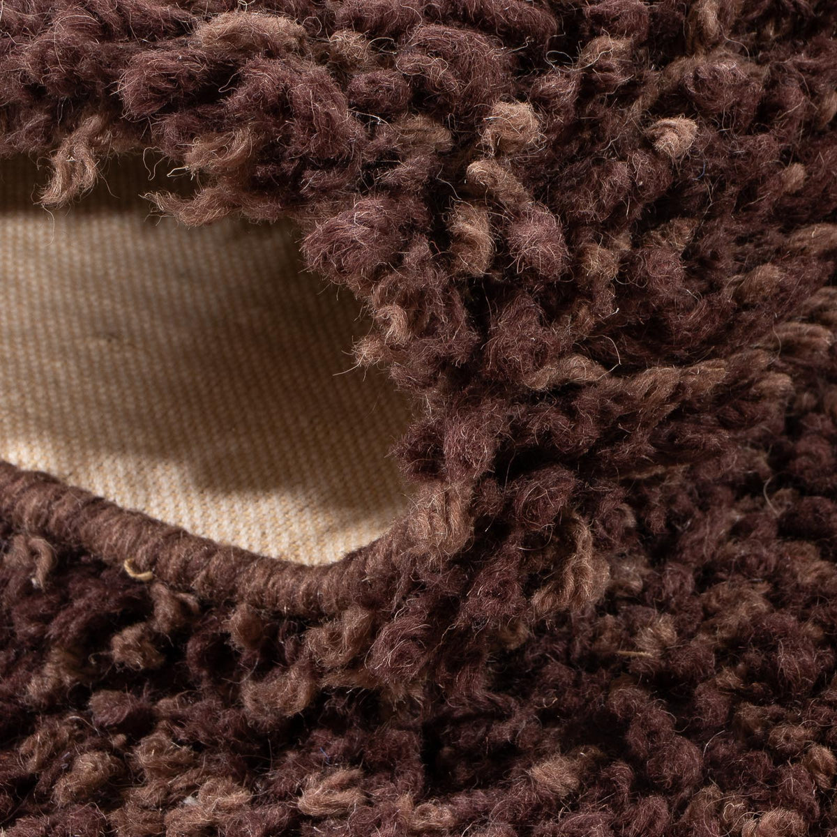 Biegacz Dywan o wysokim runie - 207 x 67 cm - brązowy