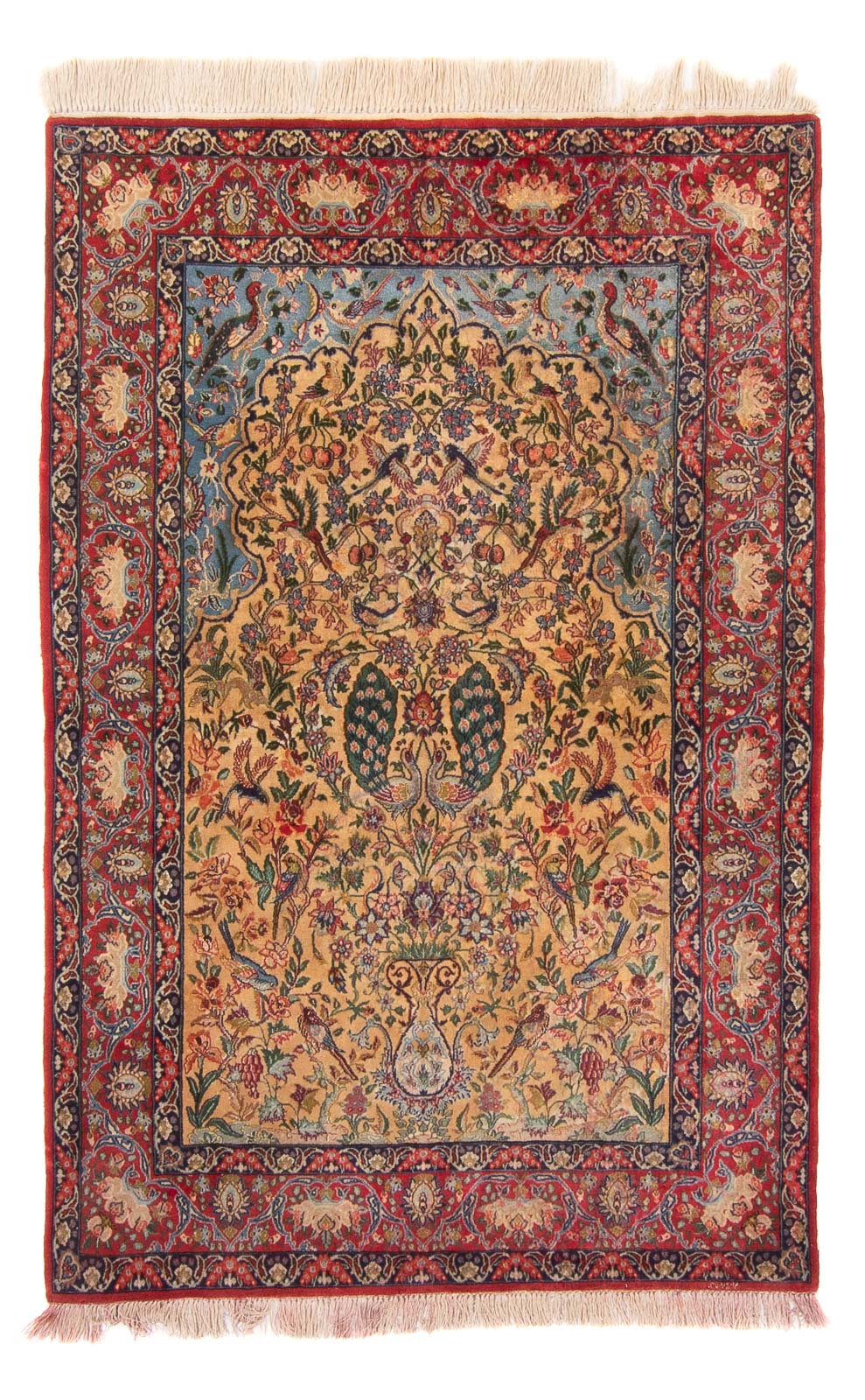 Dywan perski - Isfahan - Premium - 170 x 110 cm - wielokolorowy