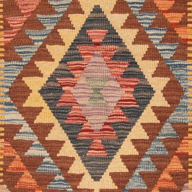 Biegacz Dywan Kelim - Splash - 196 x 100 cm - wielokolorowy