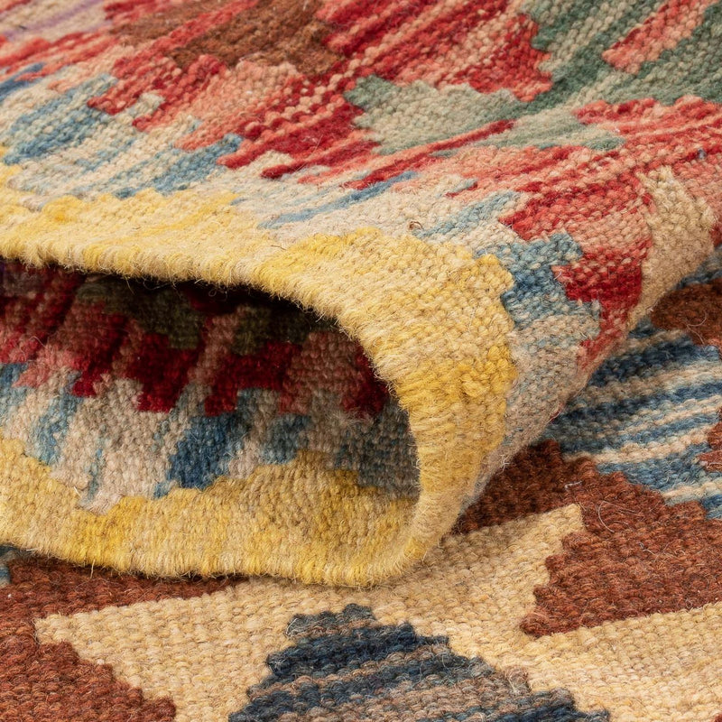 Biegacz Dywan Kelim - Splash - 196 x 100 cm - wielokolorowy