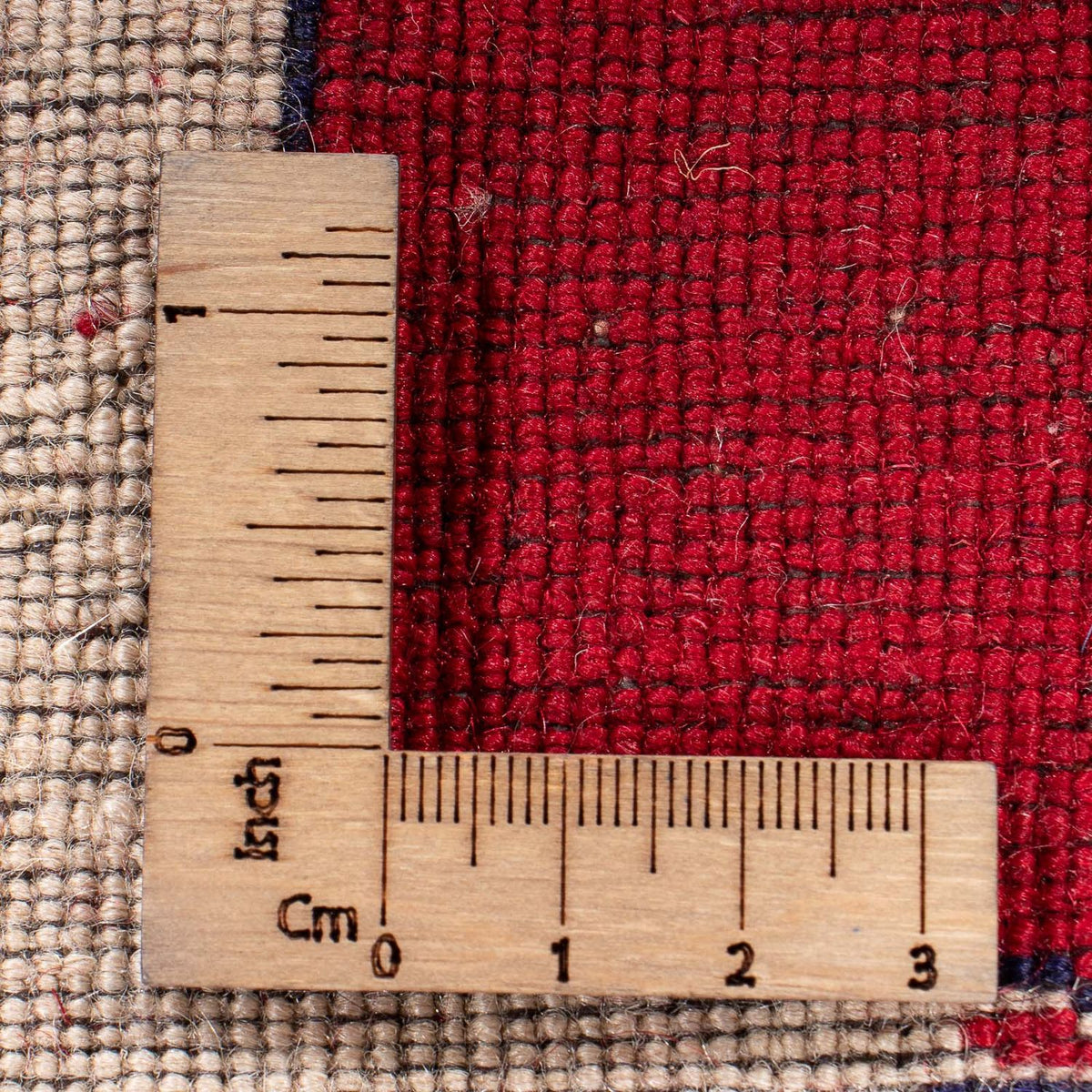 Dywan beludżycki - 135 x 86 cm - czerwony