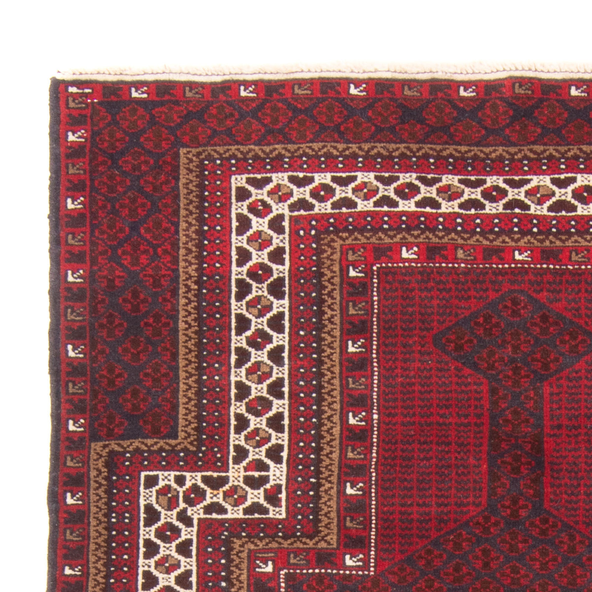 Dywan beludżycki - Dywanik modlitewny - 155 x 103 cm - ciemnoniebieski