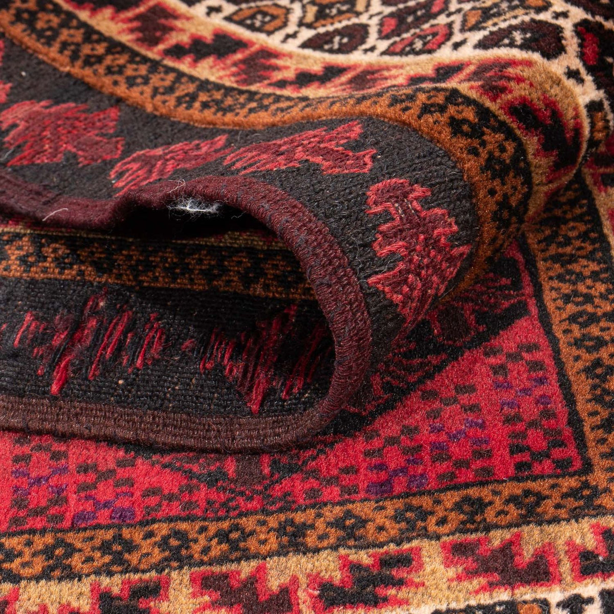 Dywan beludżycki - Dywanik modlitewny - 140 x 90 cm - ciemnoniebieski