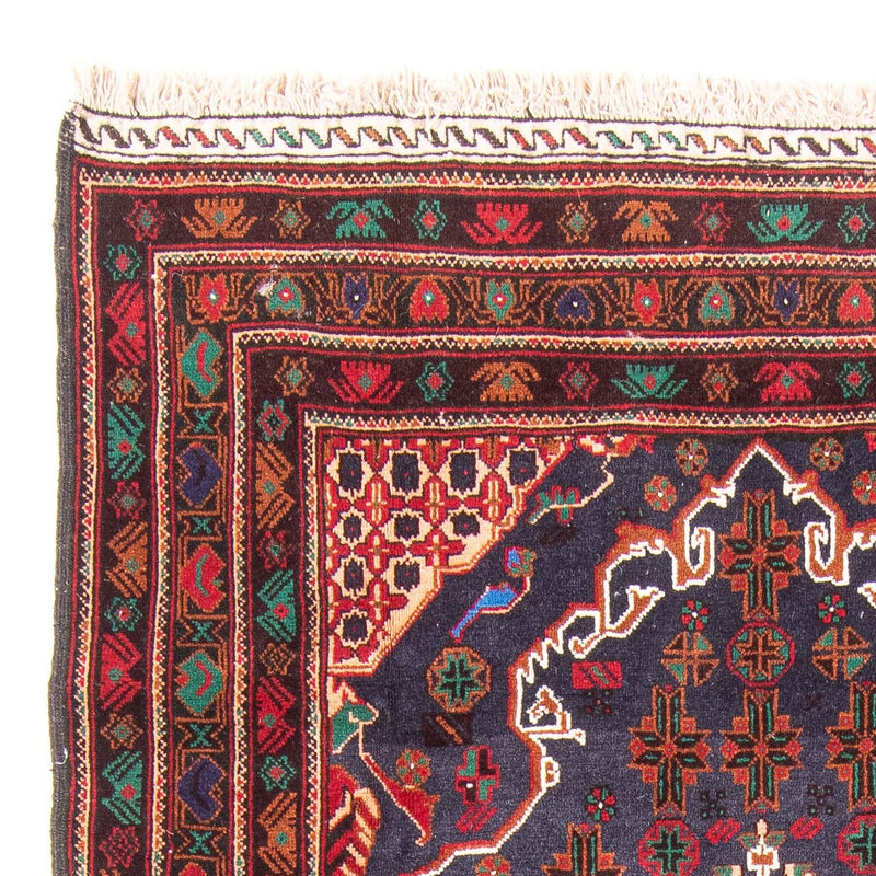 Dywan beludżycki - 205 x 123 cm - ciemnoniebieski