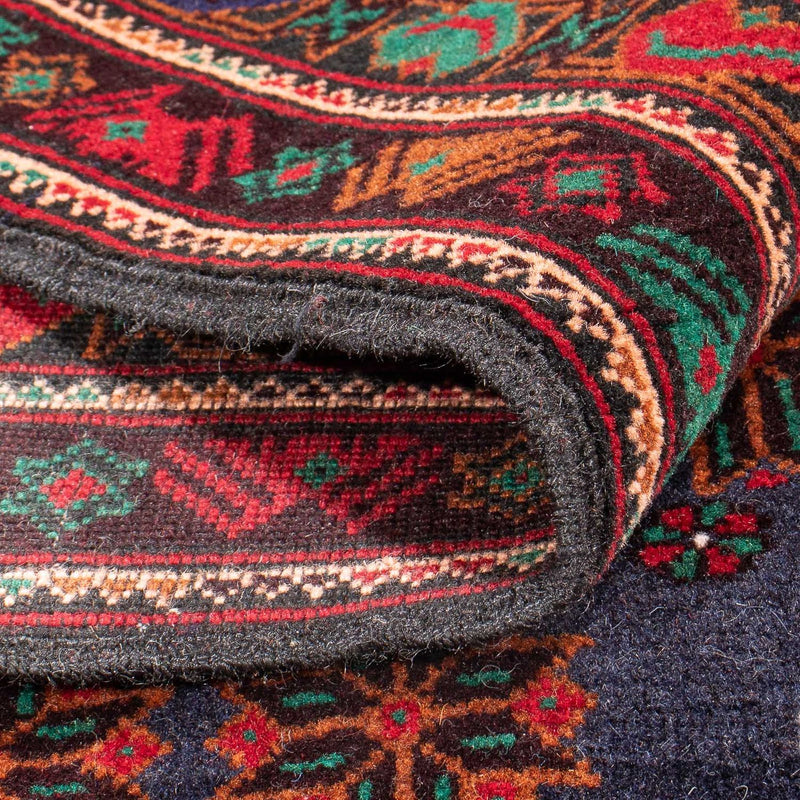 Dywan beludżycki - 205 x 123 cm - ciemnoniebieski