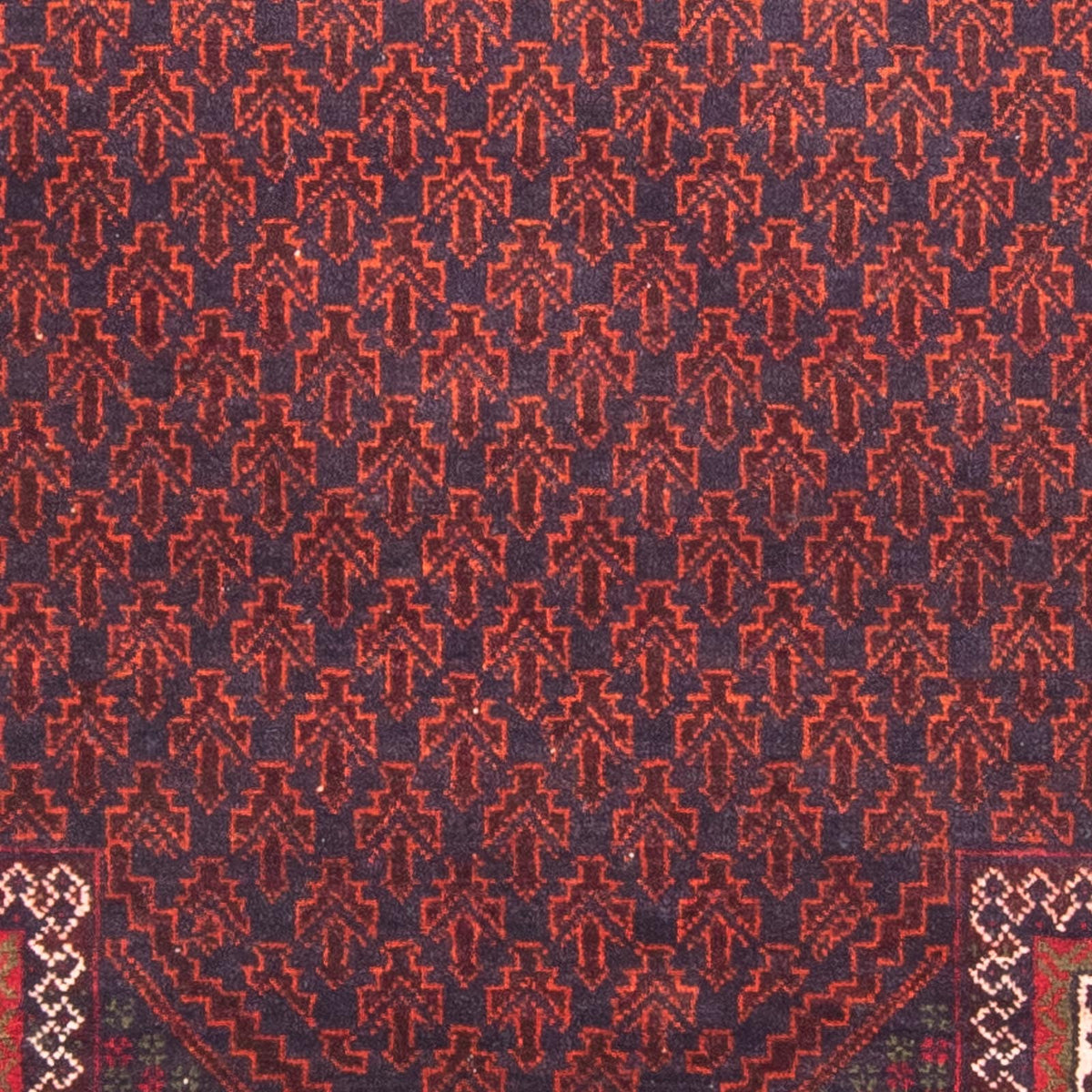 Dywan beludżycki - Dywanik modlitewny - 146 x 99 cm - ciemnoniebieski